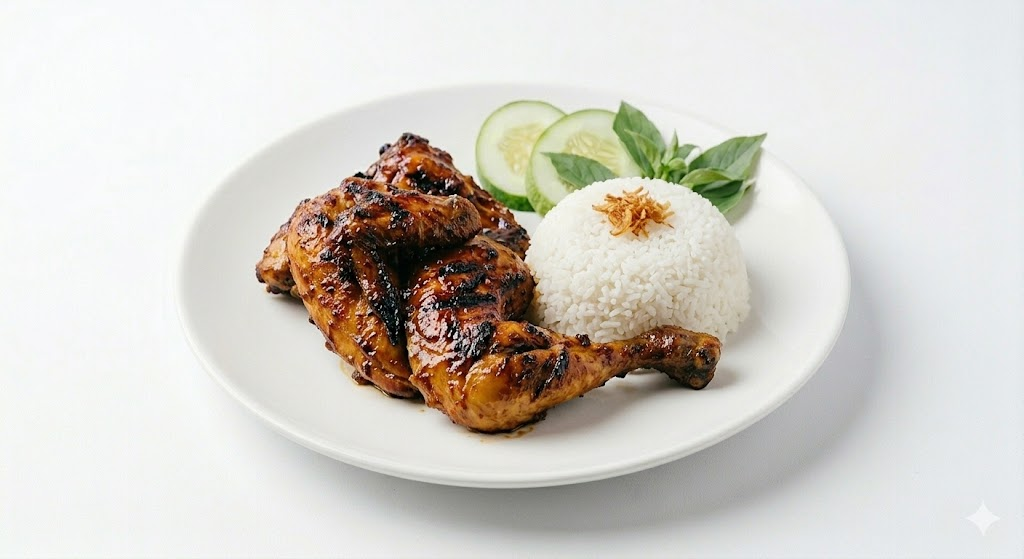 Ayam Bakar Nasi Putih